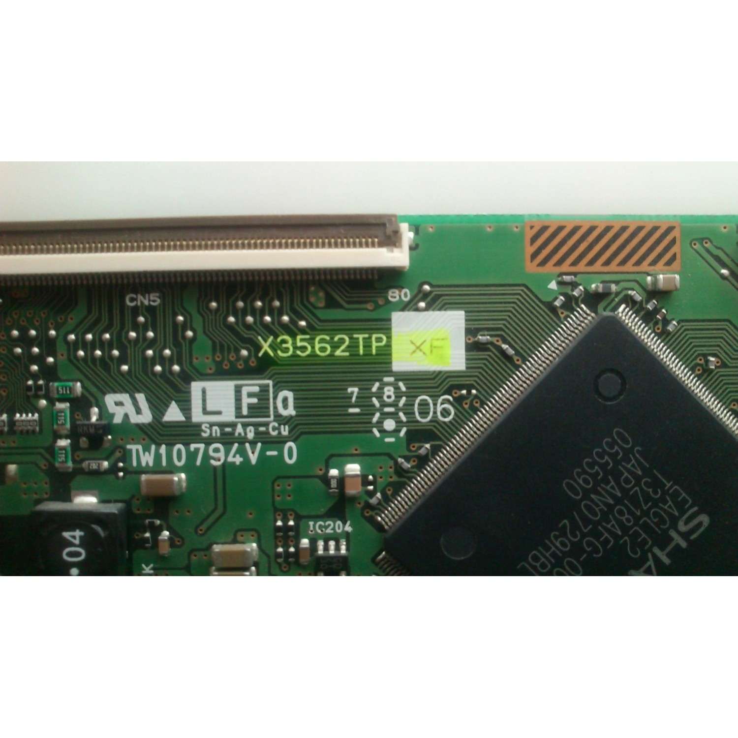 T-CON SHARP CPWBX3562TPXF MODELO LC-32SH12U - Imagen 2